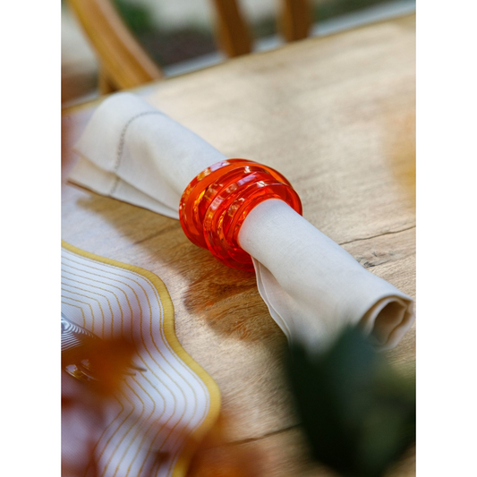 Anel de Guardanapo Color Line - Tangerine Tango