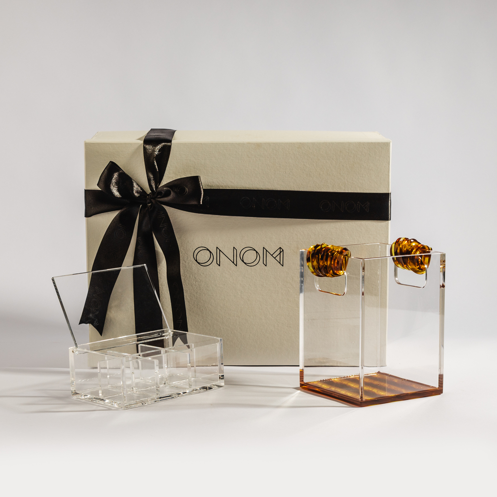 Kit Caixa de botânicos para gin P & Balde de gelo turtle