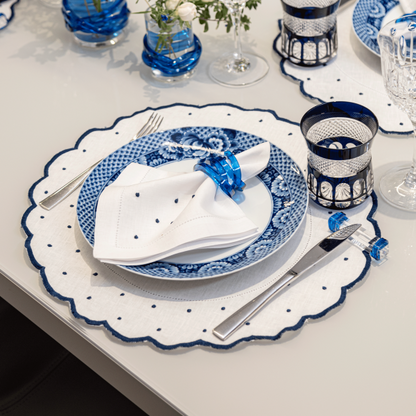 Anel de Guardanapo Color Line - Reflex Blue