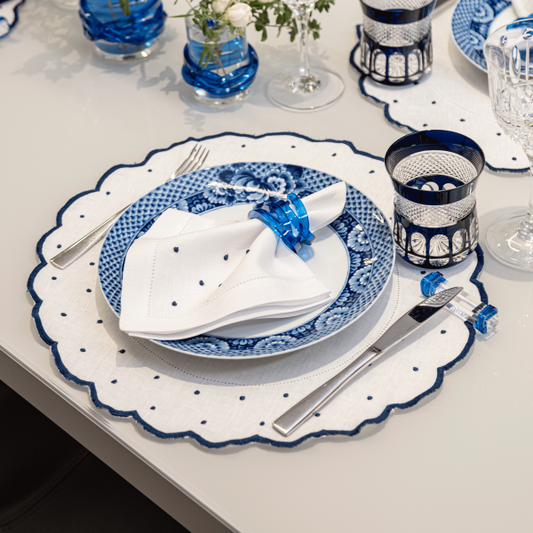 Anel de Guardanapo Color Line - Reflex Blue