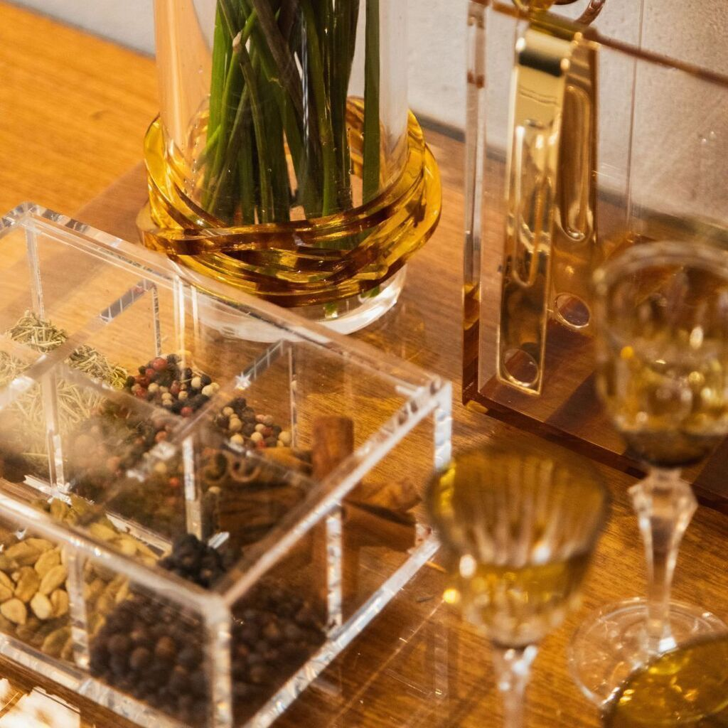 Kit Caixa de botânicos para gin P & Balde de gelo turtle